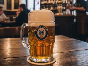 Degustación de cerveza artesanal en taberna de Praga