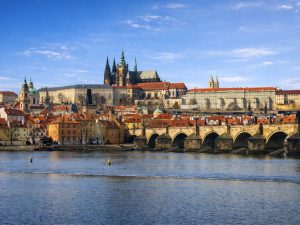 Vistas del Castillo de Praga durante el free tour