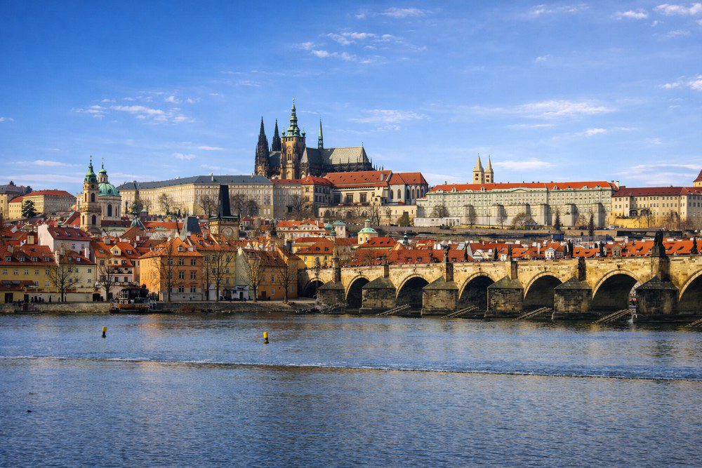 Vistas del Castillo de Praga durante el free tour