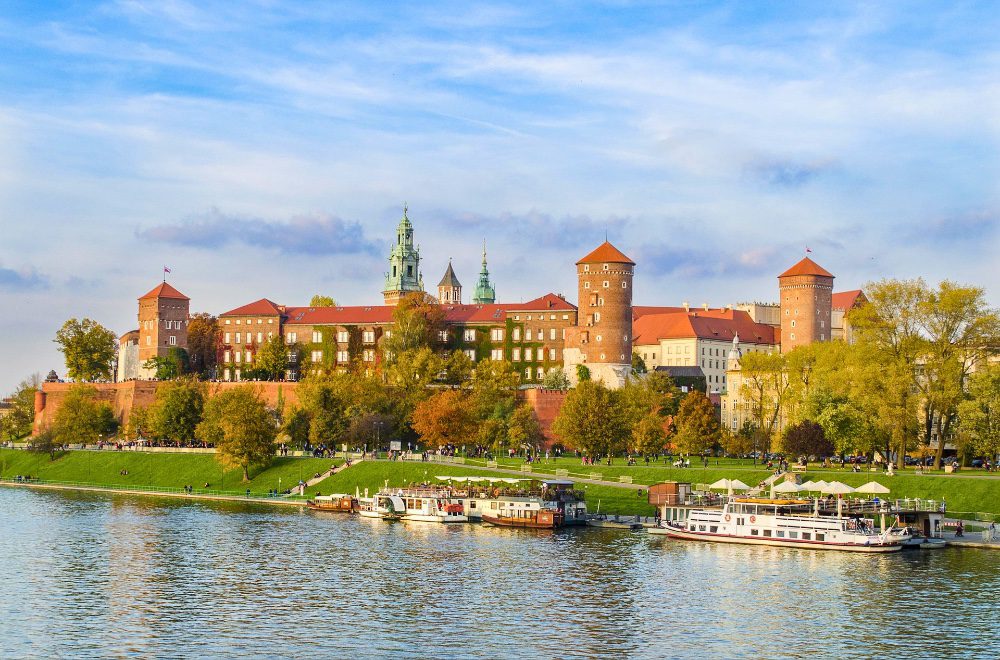 De Praga a Cracovia: Vistas del río en Cracovia