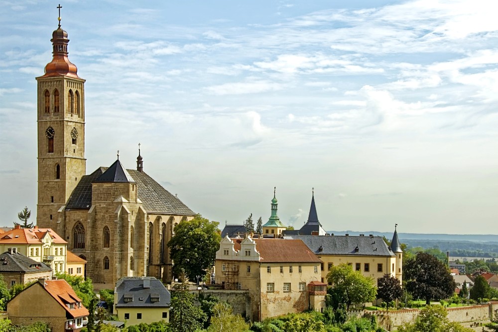 Vista del centro histórico de Kutná Hora, excursión de un día desde Praga